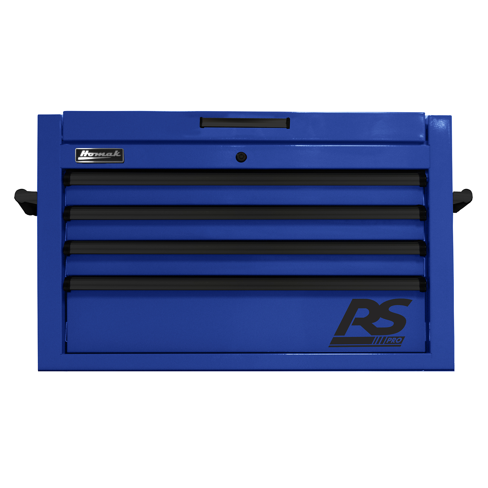 Homak RS Pro 36in. 4-Drawer Top Chest with Outlet, Blue, Model# BL02036040